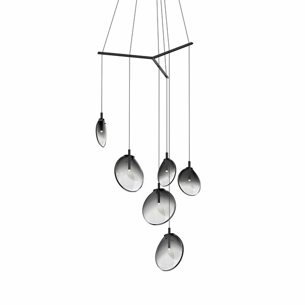 Sonneman 6-Light Tri-Spreader LED Pendant 2996.25K